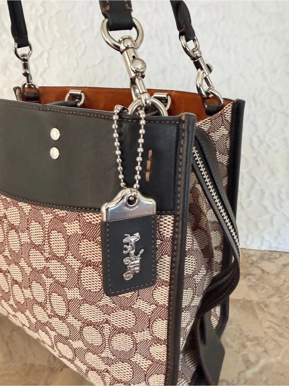 Coach Rogue in signature textured jacquard CF592 - Picture 9 of 16